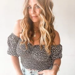 Audrey 3+1 Miss Daisy Smocked Top Clothing