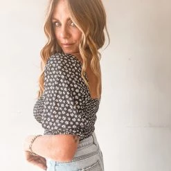 Audrey 3+1 Miss Daisy Smocked Top Clothing