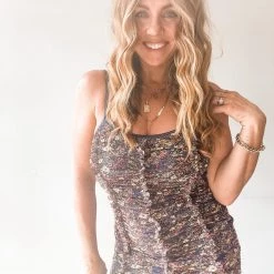 Dress Forum Clothing Midnight Blooms Mini Dress