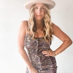 Dress Forum Clothing Midnight Blooms Mini Dress