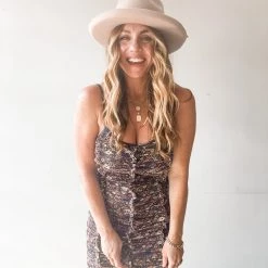 Dress Forum Clothing Midnight Blooms Mini Dress