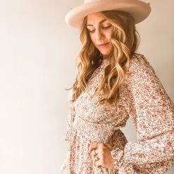 In Loom Had Me At Floral Midi Dress