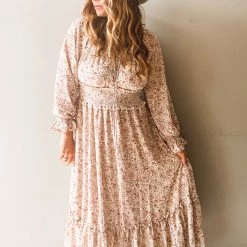 In Loom Had Me At Floral Midi Dress