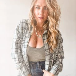 Audrey 3+1 It Takes Time Button Up