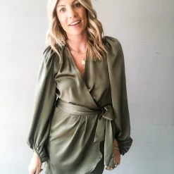 Peach Love California Clothing The Amira Wrap Dress