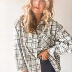 Audrey 3+1 It Takes Time Button Up