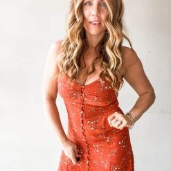 Audrey 3+1 Clothing Jolene Button Down Midi Dress 13 Audrey 3+1 Clothing Jolene Button Down Midi Dress