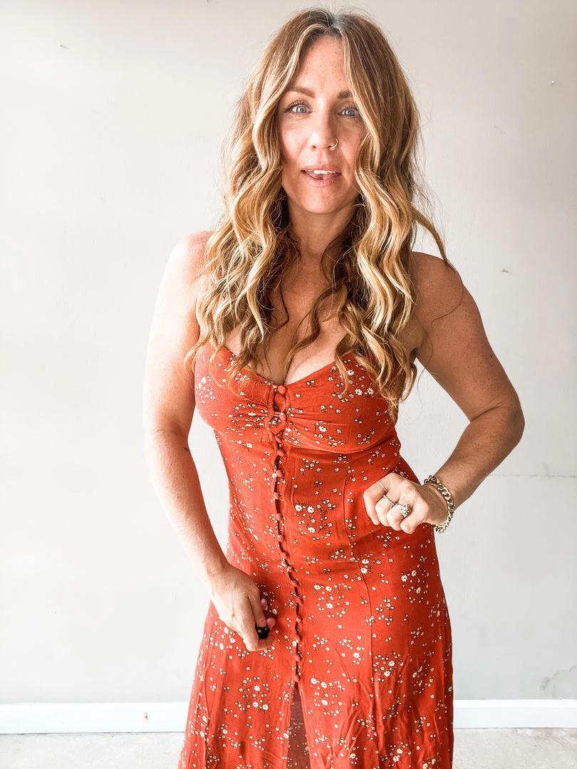 Audrey 3+1 Clothing Jolene Button Down Midi Dress 5 Audrey 3+1 Clothing Jolene Button Down Midi Dress