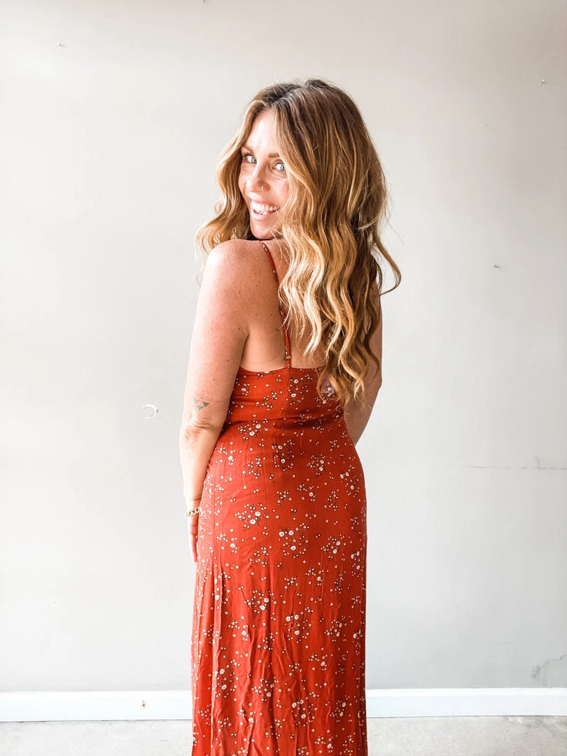 Audrey 3+1 Clothing Jolene Button Down Midi Dress 8 Audrey 3+1 Clothing Jolene Button Down Midi Dress