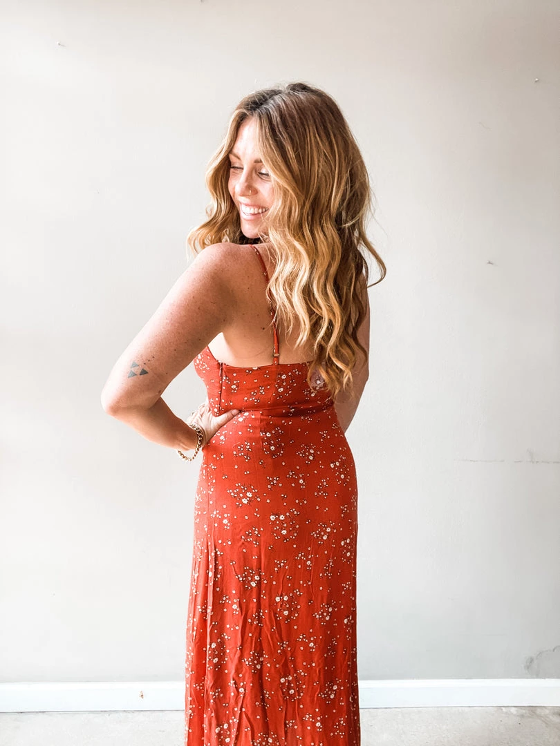 Audrey 3+1 Clothing Jolene Button Down Midi Dress 6 Audrey 3+1 Clothing Jolene Button Down Midi Dress