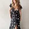 Audrey 3+1 Free Falling Maxi Wrap Dress Clothing