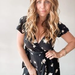 Audrey 3+1 Free Falling Maxi Wrap Dress Clothing