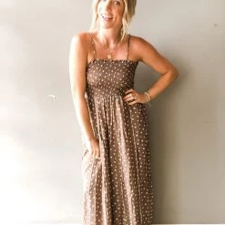 Bucketlist Clothing Mocha Latte Jumpsuit