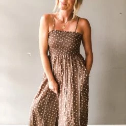 Bucketlist Clothing Mocha Latte Jumpsuit