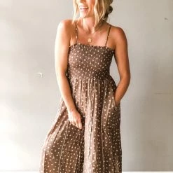 Bucketlist Clothing Mocha Latte Jumpsuit