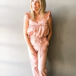 Mable Steven Ruffle Jumpsuit Clothing