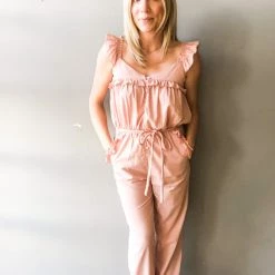 Mable Steven Ruffle Jumpsuit Clothing