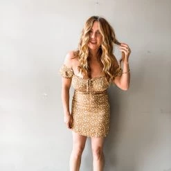 Audrey 3+1 This Or That Mini Dress Clothing