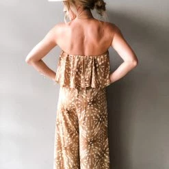 Bucketlist Safari Strapless Jumpsuit Clothing