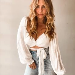 Mable Get Twisted Crop Top