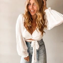 Mable Get Twisted Crop Top