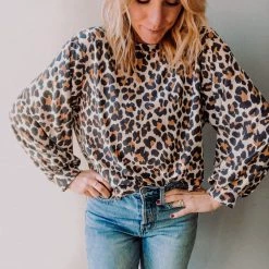 Audrey 3+1 Clothing Leopard Long Sleeve