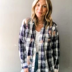 Envy Upcycle The Beatles Vintage Band Tee Flannel