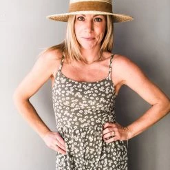 Audrey 3+1 Clothing Dancing In Daisies Crop Jumpsuit