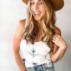 Chaser Brand Chaser Linen Double Scoop Tank Clothing