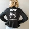 Envy Upcycle Clothing AC/DC Vintage Tee Blazer