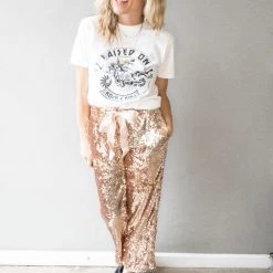 Listicle On The Town Sequins Pant 8 Listicle On The Town Sequins Pant
