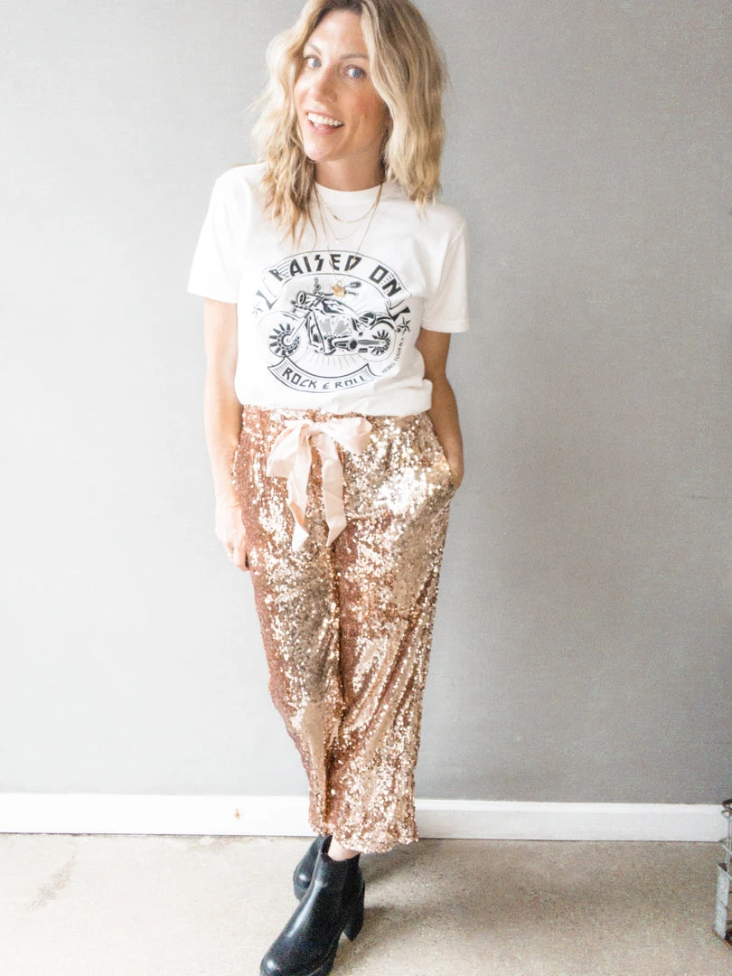 Listicle On The Town Sequins Pant 3 Listicle On The Town Sequins Pant