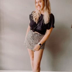 Audrey 3+1 Flower Flare Skirt Clothing