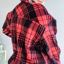 Trend Notes Bad Guy Plaid Oversized Jacket Clothing 5 Trend Notes Bad Guy Plaid Oversized Jacket Clothing