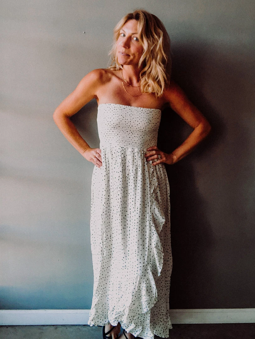 Patrons Of Peace Clothing Polka Dot Smocked Dress 3 Patrons Of Peace Clothing Polka Dot Smocked Dress