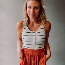 Z Supply The Seri Stripe Bodysuit Clothing