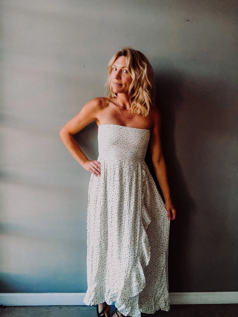 Patrons Of Peace Clothing Polka Dot Smocked Dress 2 Patrons Of Peace Clothing Polka Dot Smocked Dress