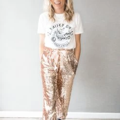 Listicle On The Town Sequins Pant 9 Listicle On The Town Sequins Pant