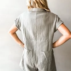 Mable Millie Button Down Romper