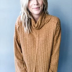 Ces Femme Hot Toddy Cowl Neck Top Clothing