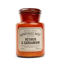 Paddywax Clothing Apothecary Vetiver & Cardamom Glass Candle
