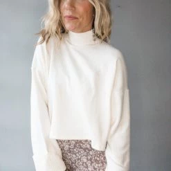 Project Social T Ren Mock Neck Cozy