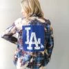 Envy Upcycle Dodger Vintage Tee Flannel Clothing
