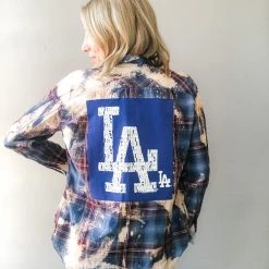 Envy Upcycle Dodger Vintage Tee Flannel Clothing