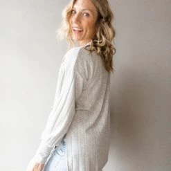 Project Social T Rumi Heathered Wide Rib Tunic Clothing