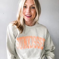 Blume + Co. Clothing Sunkissed Crew Neck Sweatshirt