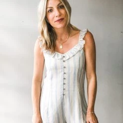 Dress Forum Maddie Stripe Romper