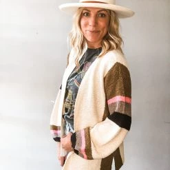 Saltwater Luxe Fall Stripe Cardigan Clothing