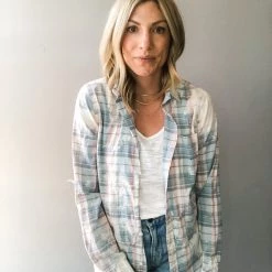 Envy Upcycle Pink Floyd Vintage Band Tee Flannel Clothing