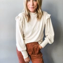 Ces Femme Sophia Ruffle Top